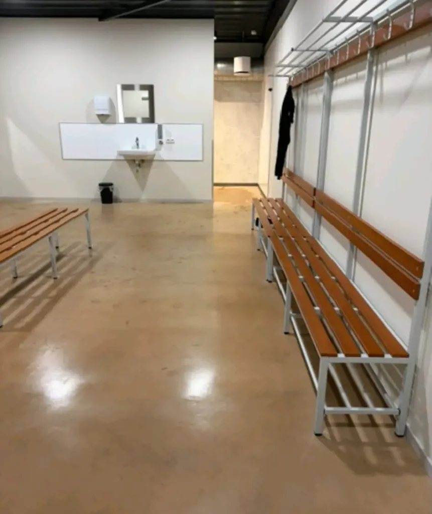 Kleedkamer vloer