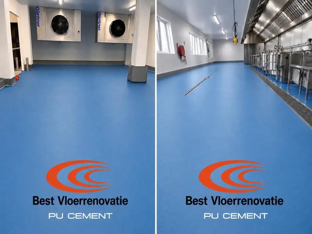 PU cementvloeren voedingsindustrie